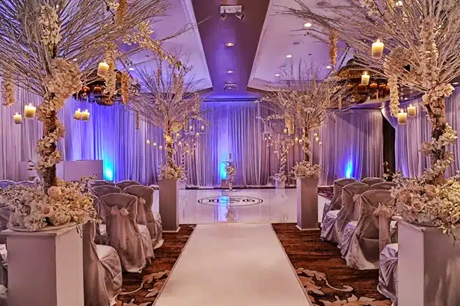 Gallery wedding ceremony decor