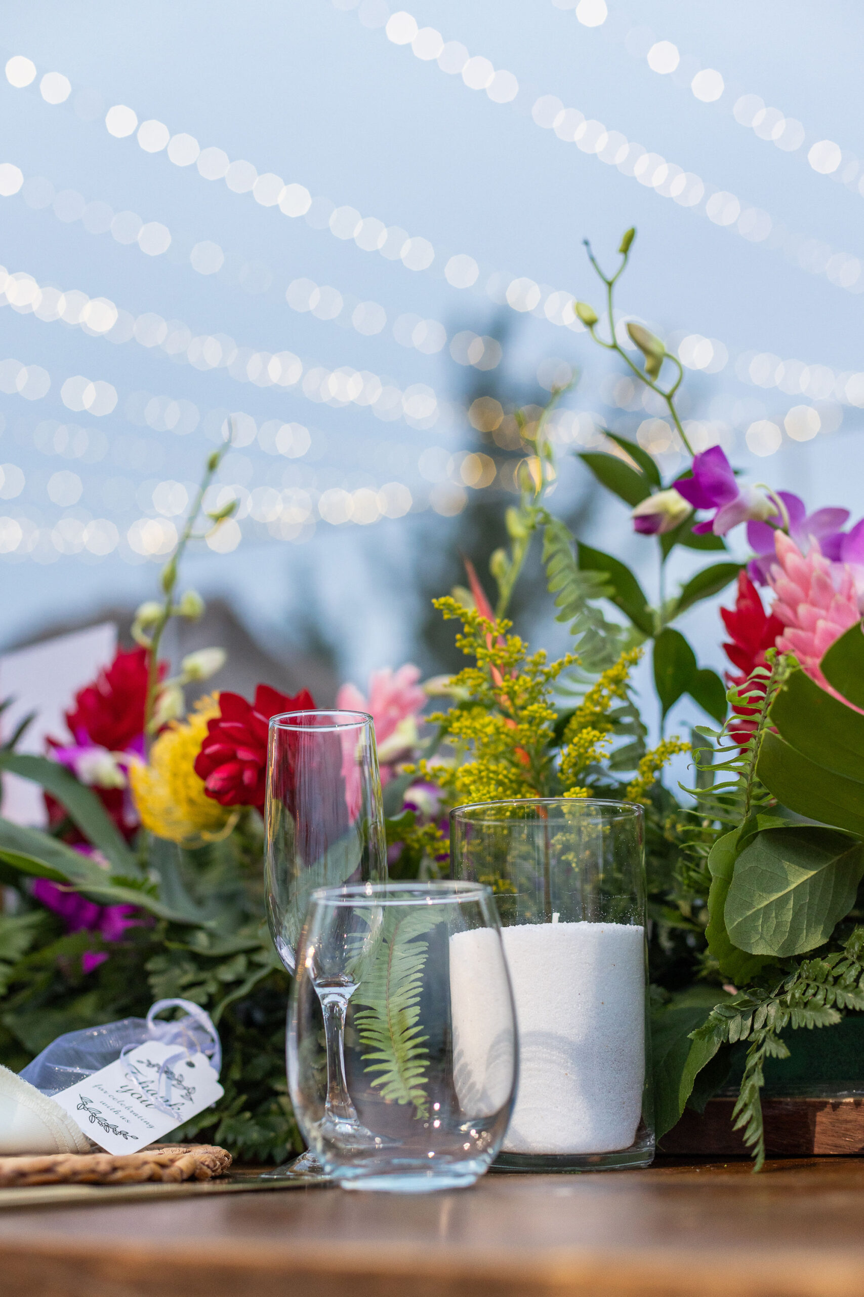 Gallery Floral setting